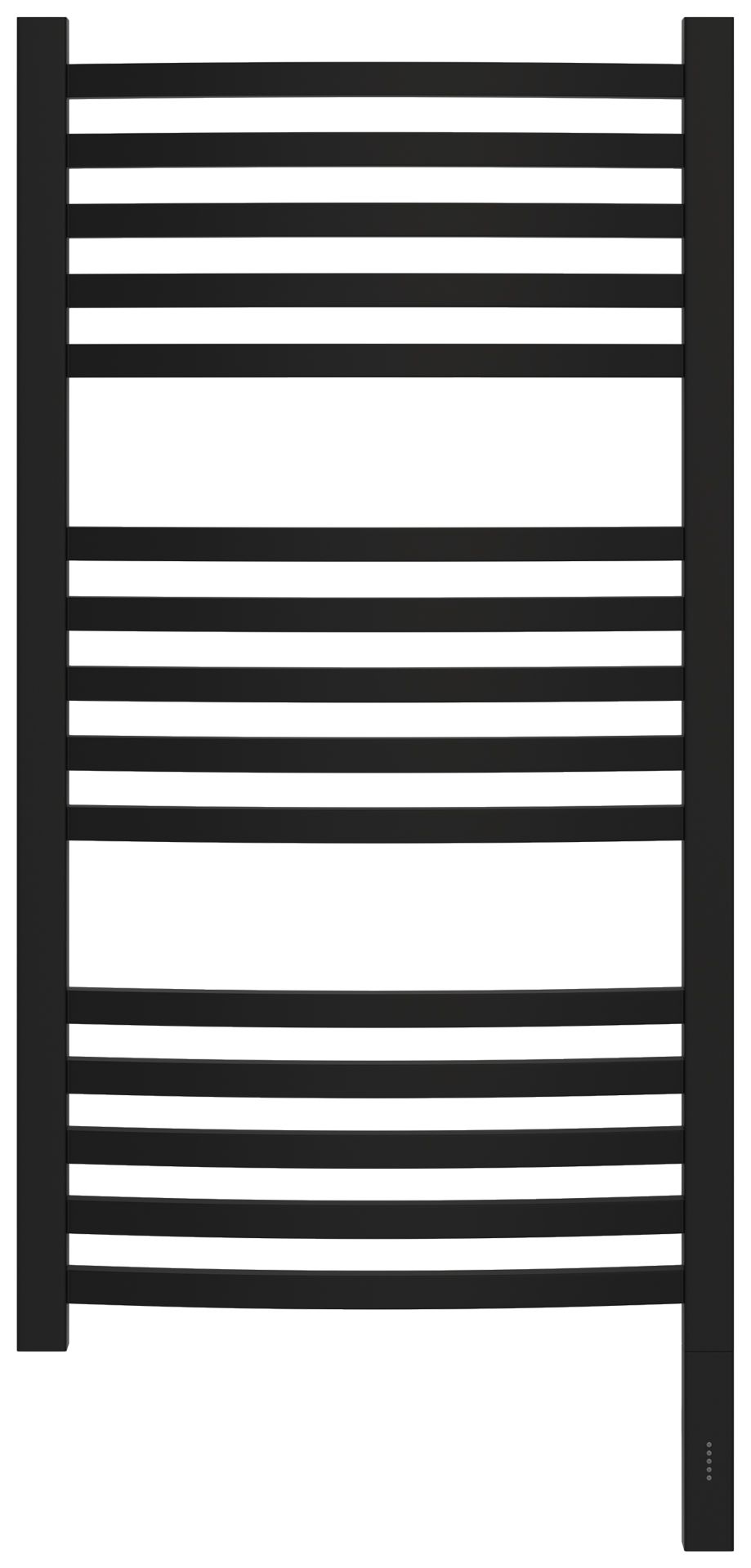 Полотенцесушитель электрический АРКУС 3.0 800х400 МЭМ правый (Матовый чёрный)