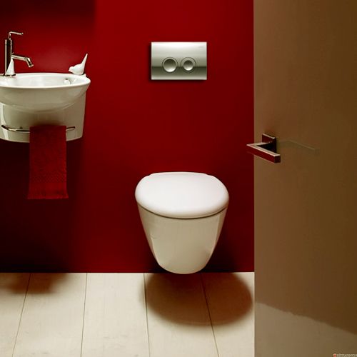 Комплект унитаза Jacob Delafon Presquile E4440-00 с инсталляцией Geberit 458.122.21.1 с сиденьем Микролифт и кнопкой смыва Хром