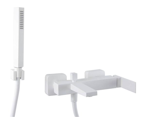 Смеситель для ванны Webert Pegaso PE850101740, белый