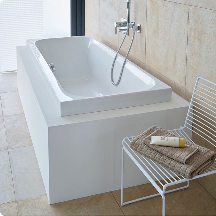 Duravit слив-перелив для ванн  квадратно-овальный