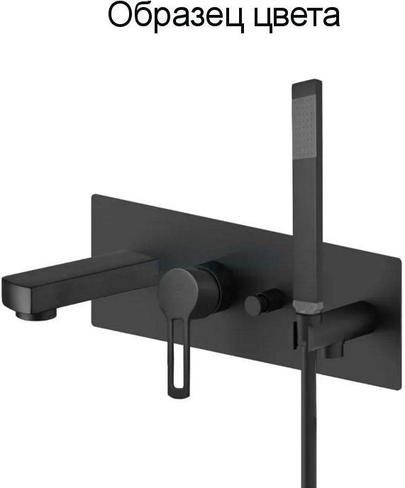 Смеситель для ванны с душем Paffoni Ringo RIN001NO (с внутренней частью)