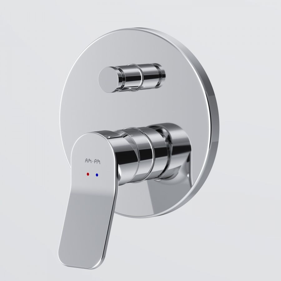 F85A45000 X-Joy, cмеситель д/ванны/душа монтируемый в стену, хром, шт.