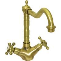 Смеситель для кухни Seaman Barcelone SSL-5079-Antique Gold Античное золото