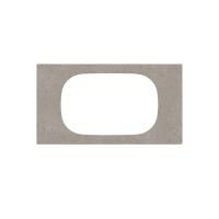 Спец. изд. декоративное для раковин, встраив. сверху MAGICA Риккарди 90 см, серый матовый (без отв.)