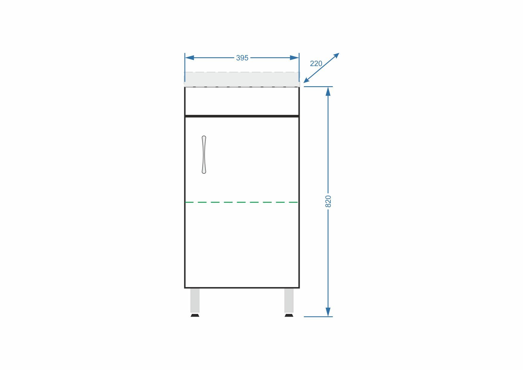 Тумба напольная "Концепт 40", Сомо 40