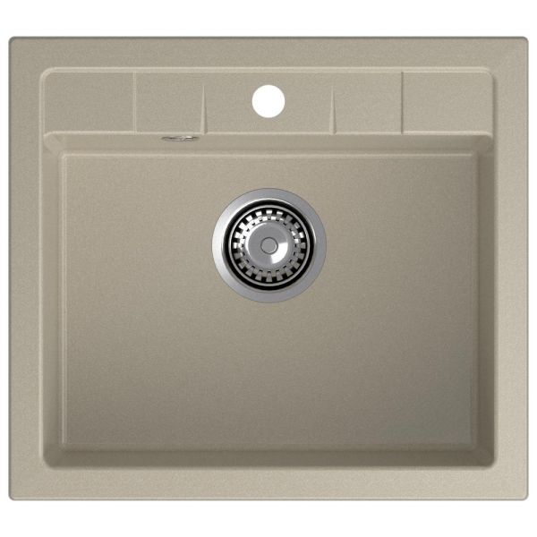 Кухонная мойка GranFest QUADRO 561, топаз