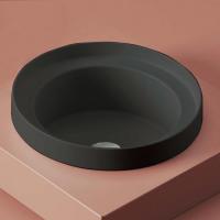 Artceram FUORI SCALA Раковина встраиваемая, d40см, без отв под смеситель, без перелива, цвет: черный матовый Artceram FUORI SCALA Раковина встраиваемая, d40см, без отв под смеситель, без перелива, цвет: черный матовый