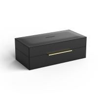 Контейнер, Decor Walther, Brownie, ширина, мм-270, глубина, мм-140, высота, мм-95, материал-искусственная кожа, цвет-черный