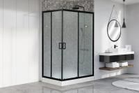 Душевой угол Royal Bath RB 8120HP-C-BL (матовое) правый