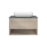 Тумба PLAZA Modern подвесная 80 дуб орегон 1 ящик + полка