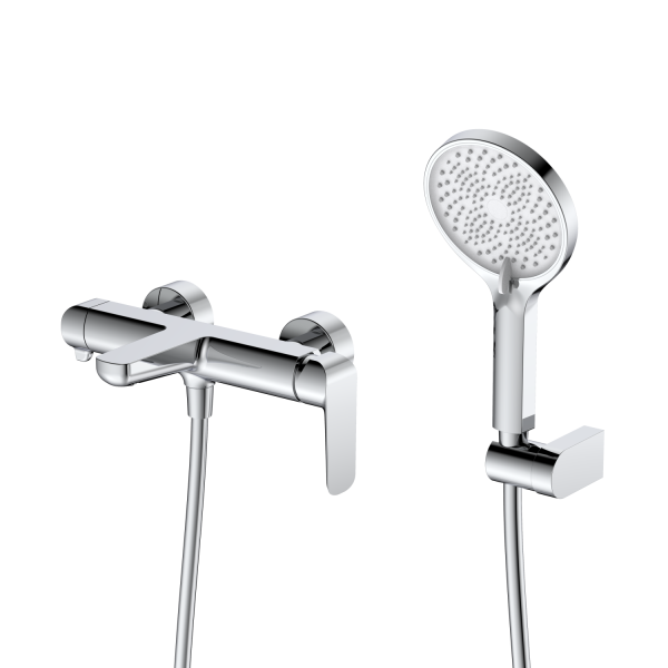 Смеситель для ванны с душем DQ Düsseldorf короткий излив хром (DA1723201)