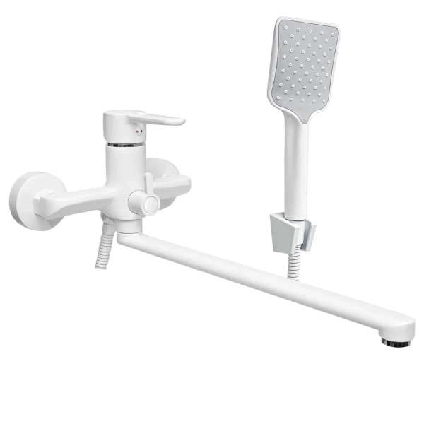 Смеситель для ванны Славен СЛ-ОД-Т3Б, белый