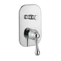 MAYA См-ль скрытого монтажа моноком. 2-х позиционный с девиатором, хром