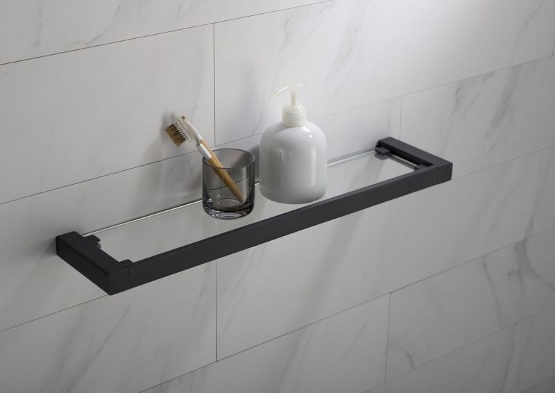 Стеклянная полка Timo Selene 14072/03 Черный, артикул 14072/03