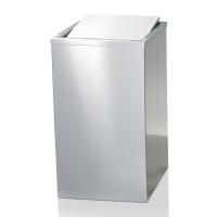 Decor Walther DW 215 Корзина для белья 32x32x58см, цвет: сталь матовая