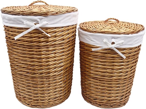 Корзина для белья WasserKRAFT Leine 45x45x56 WB-350-L с крышкой Коричневая Корзина для белья WasserKRAFT Leine 45x45x56 WB-350-L с крышкой Коричневая