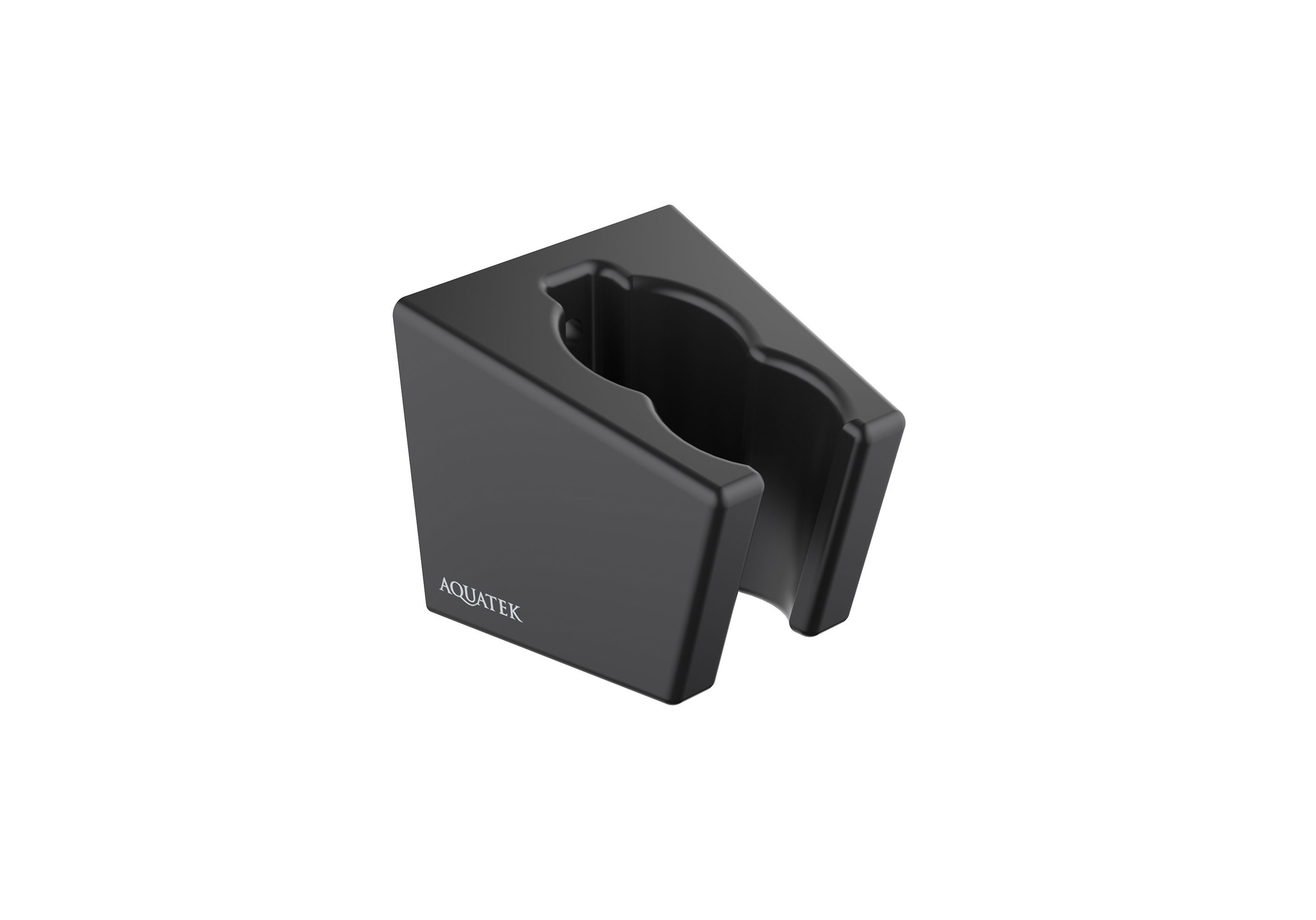Держатель ручного душа AQUATEK, матовый черный AQ2402MB Держатель ручного душа AQUATEK, матовый черный AQ2402MB