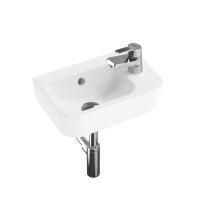 Комплект 4 в 1 Lavinia Boho One 21510484, подвесная фарфоровая раковина 37 см, смеситель, латунный сифон, донный клапан quick-clac