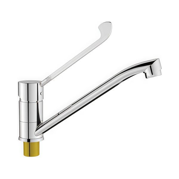 Смеситель для кухни с хирургической ручкой BELZ B70019, хром