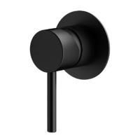 Plumberia Selection IXO Внешняя часть встраиваемого смесителя на 1 вых., накладка диам.70мм, черный матовый