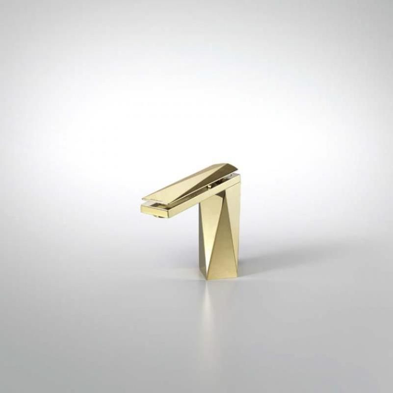 Смеситель для раковины Bravat DIAMOND F118102G-2-ENG, золото