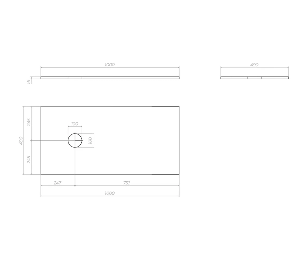 Столешница VIGO Urban st.URB.100