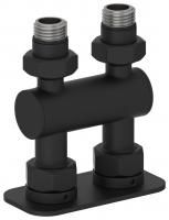 Модуль 2х1/2" прямой EU50 (МУАР Темный Титан (РЕ-64)) Модуль 2х1/2" прямой EU50 (МУАР Темный Титан (РЕ-64))