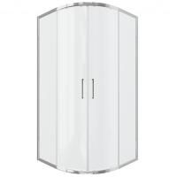 Душевой уголок Bravat Drop 100x100 BS100.1200A профиль Хром стекло прозрачное