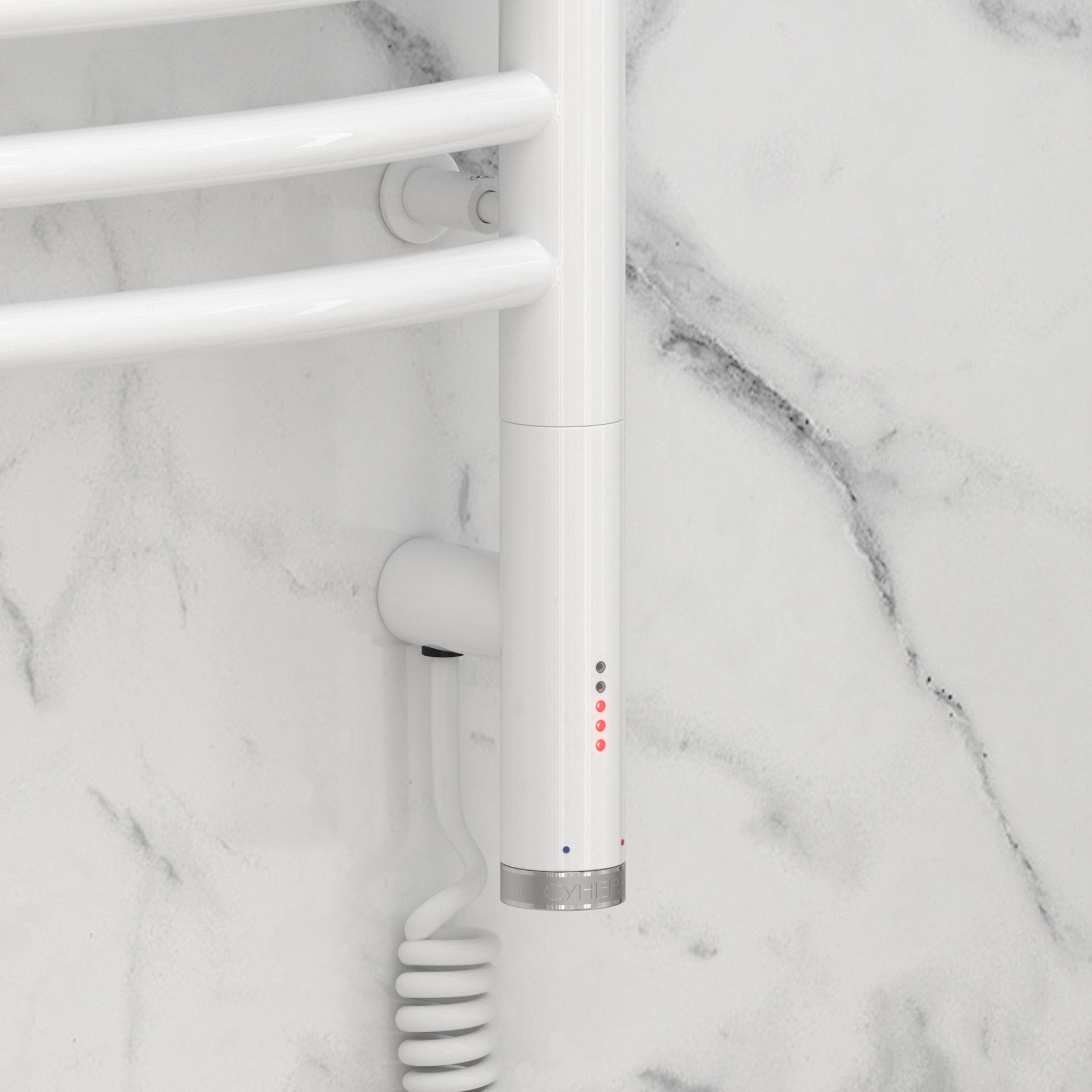 Полотенцесушитель электрический ФЛЮИД 3.0 1000х600 МЭМ правый (Белый)