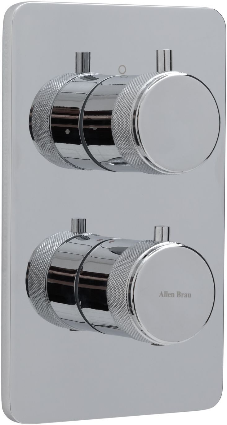 Душевой комплект Allen Brau Priority 5.31013-00 (с внутренней частью, 2 выхода) хром, артикул 5.31013-00