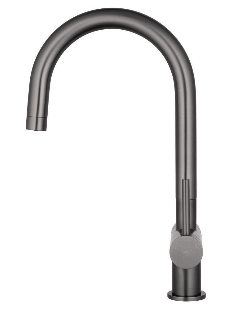 Смеситель для кухни c подключением фильтра WONZON & WOGHAND, Темный графит (WW-3211-BGG)