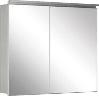 Зеркальный шкаф De Aqua Алюминиум 80 серебро