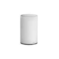 GESSI 316 Стакан настольный, цвет: белый/brushed black metal pvd