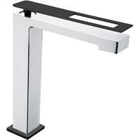 Смеситель Q для умыв. выс. ChromeBlack_Комплект