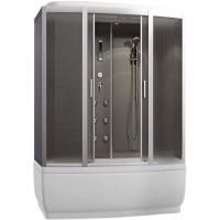 Душевой бокс Arcus AS-126 85x170 профиль Хром стекла матовые фактурные