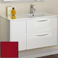 Тумба с раковиной SanVit Мэри-1 90 R kmery901 в цвете Ral подвесная Красный глянец Тумба с раковиной SanVit Мэри-1 90 R kmery901 в цвете Ral подвесная Красный глянец