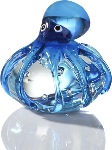 Casablanca, стеклянная фигурка "Осьминог", цвет синий