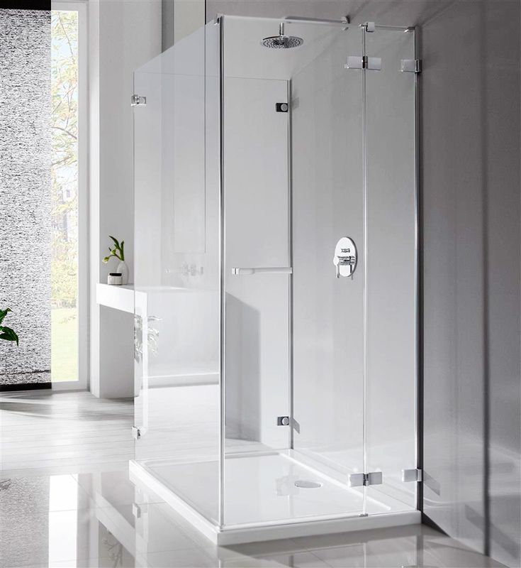 Боковая стенка для душевого уголка Radaway Euphoria S3 90x200 профиль хром, стекло прозрачное