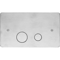 HUBER Lynox Клавиша двойного смыва, нержавеющая сталь