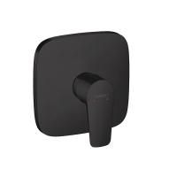 Смеситель для душа, Hansgrohe, Talis E, тип открывания воды-однорычажный, тип регулирования воды-керамический узел смешивания, тип установки-встраиваемый, внутренняя часть-необходимо заказать, цвет-черный матовый, комплектация-розетка, рукоятка, гильза, ф Смеситель для душа, Hansgrohe, Talis E, тип открывания воды-однорычажный, тип регулирования воды-керамический узел смешивания, тип установки-встраиваемый, внутренняя часть-необходимо заказать, цвет-черный матовый, комплектация-розетка, рукоятка, гильза, ф