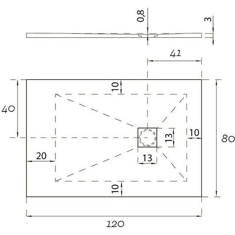 Душевой поддон Aquanet Pleasure 120x80 Душевой поддон Aquanet Pleasure 120x80