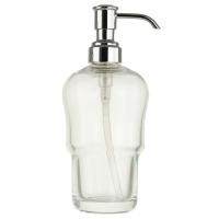 MIGLIORE Колба дозатора для жидкого мыла с диспенсером универсальная, стекло прозрачное/хром