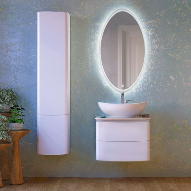 Зеркало Raval Moon 55 с подсветкой Хром