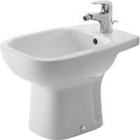 Duravit D-Code Биде напольное  с перел., с 1 отв. под смес., 350x540мм, Цвет: Белый