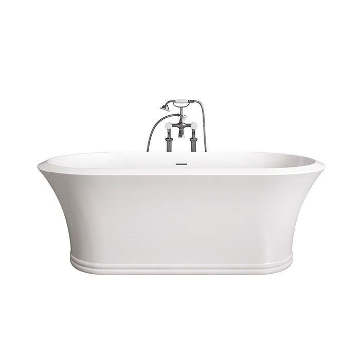 Devon Сифон для ванны AURORA/Diva/Celine/Wave с донным клапаном, цвет: хром