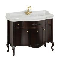 IMPERO База L110xH82xP57 см, для раковины 110 см, 3 двери 2 ящика, цвет: NOCE