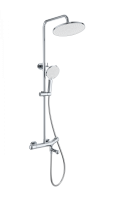 Душевая система с термостатом WONZON & WOGHAND T-1000, Хром (WW-B3057-A-CR)