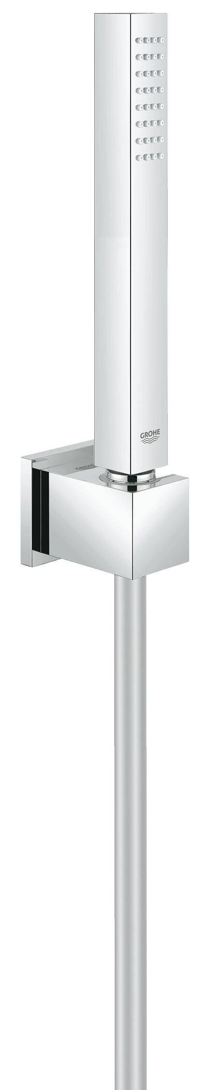 Душевой набор GROHE Euphoria Cube (ручной душ, настенный держатель, шланг 1250 мм), хром (27703000)