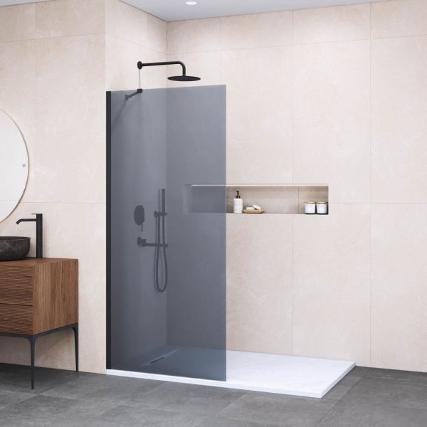 Душевая перегородка RGW WA-102B (Тонированное (Серое), 900)