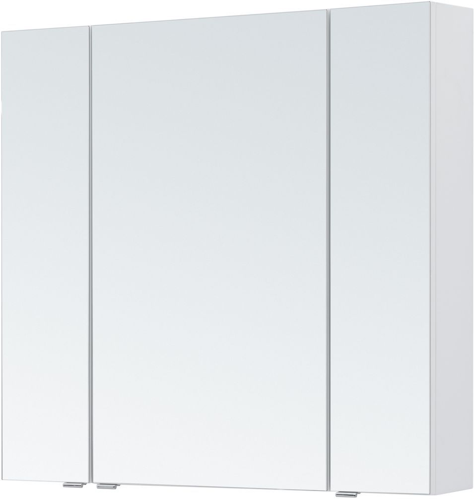 Зеркальный шкаф Aquanet Алвита new 90 белый матовый Зеркальный шкаф Aquanet Алвита new 90 белый матовый